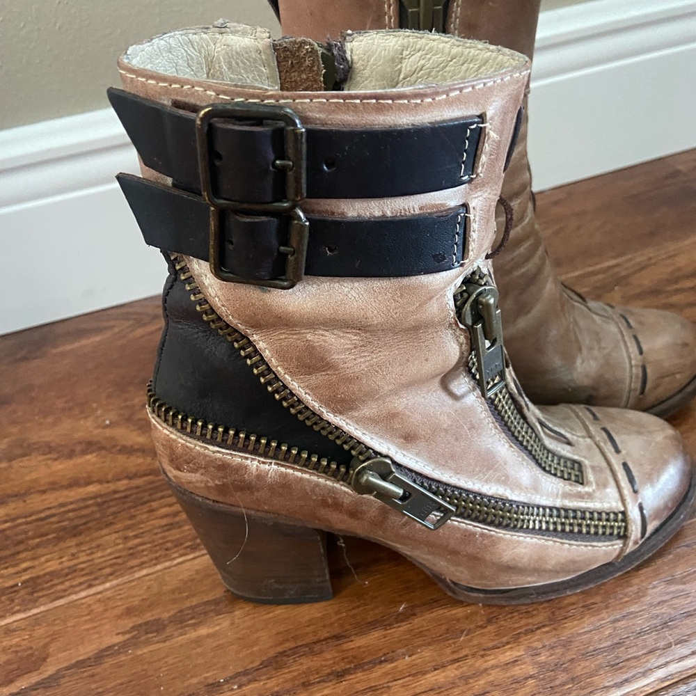 Freebird by Steven Tan and Black Ankle Boots